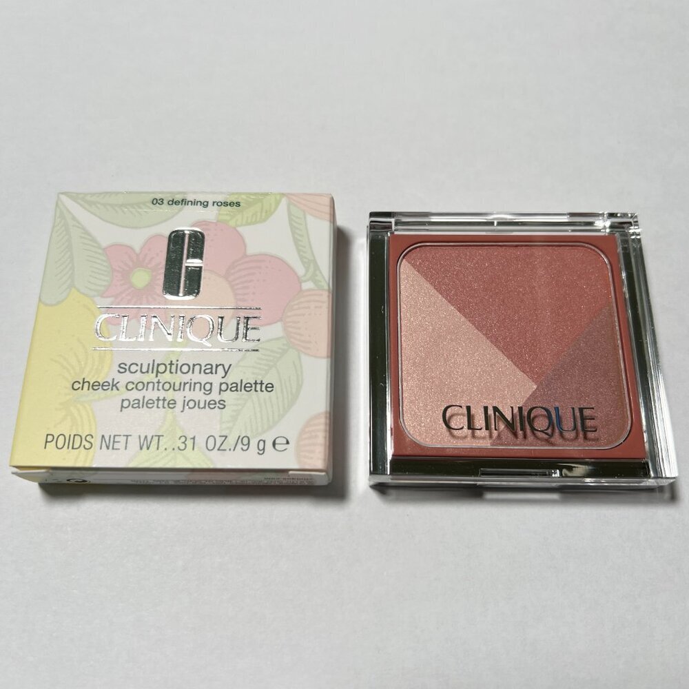 Clinique Sculptionary Cheek Contouring Palette Shade 03 Defining ROSES Blush
